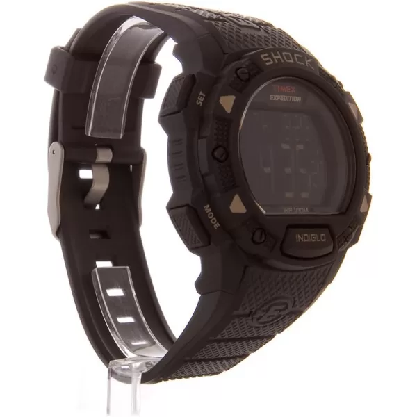 Timex Mens Expedition Base Shock 45mm WatchBlackout