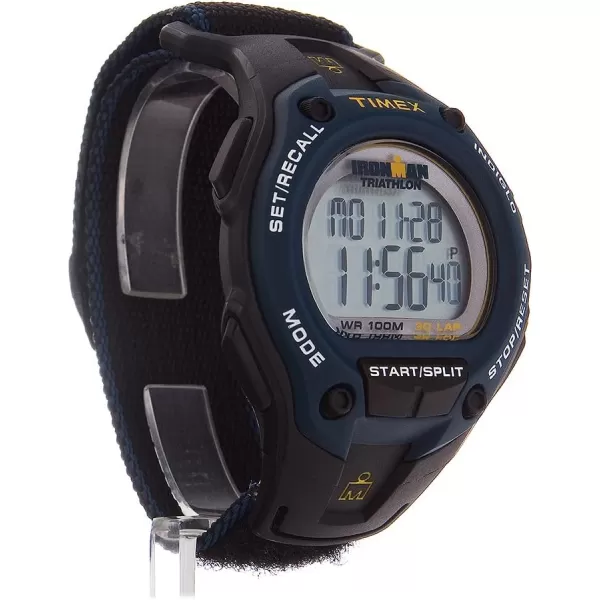 Timex Mens Ironman Classic 30 Oversized 43mm WatchBlackBlue