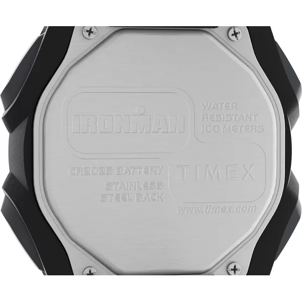 Timex Mens Ironman Classic 30 Oversized 45mm WatchBlackNegative