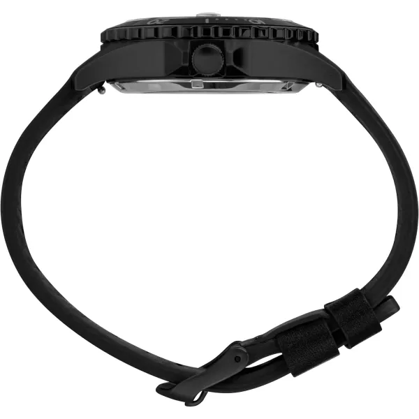 Timex Mens Navi XL 41mm WatchBlackBlackBlack