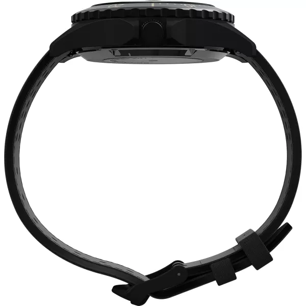 Timex Mens Navi XL 41mm WatchBlackBlackBlackBlue