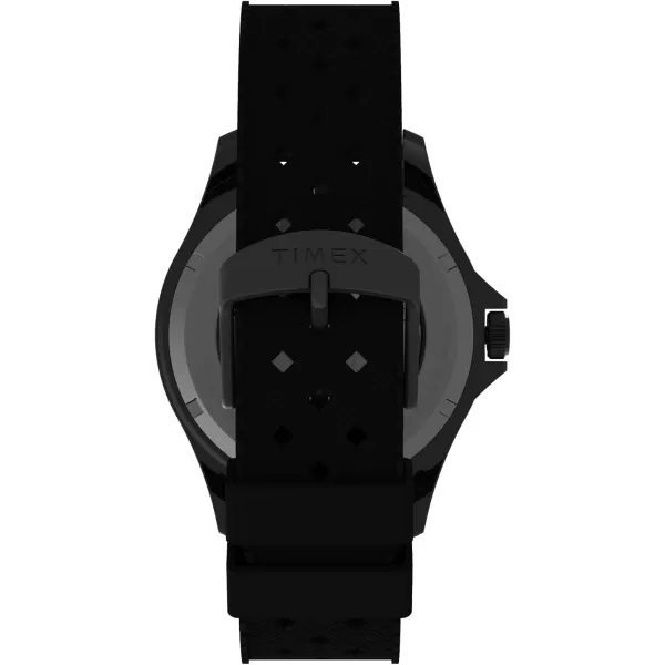 Timex Mens Navi XL 41mm WatchBlackBlackGunmetal