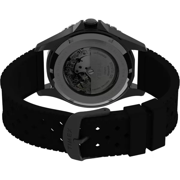 Timex Mens Navi XL 41mm WatchBlackBlackGunmetal