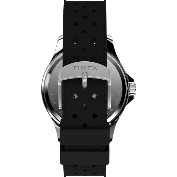 Timex Mens Navi XL 41mm WatchBlackBlackStainless Steel