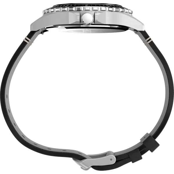 Timex Mens Navi XL 41mm WatchBlackBlackStainless SteelGreen