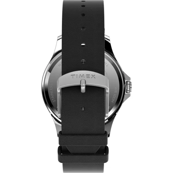 Timex Mens Navi XL 41mm WatchBlackBlackStainless SteelGreen