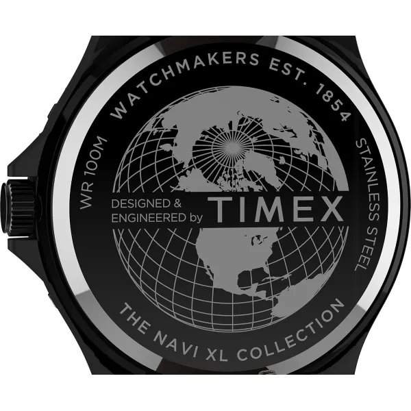 Timex Mens Navi XL 41mm WatchBrownBlackBlack