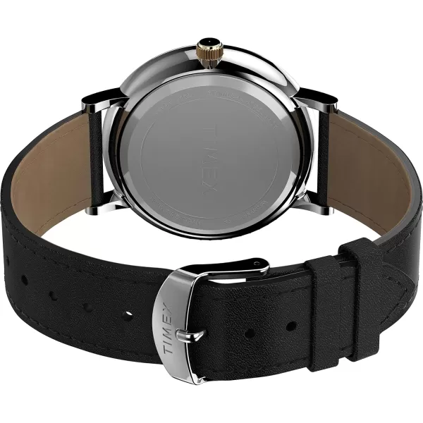 Timex Mens Southview 41mm WatchBlackBlueSilverTone