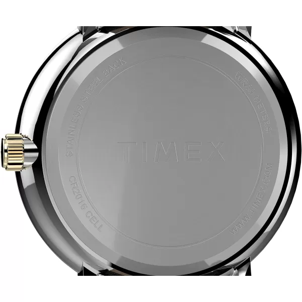 Timex Mens Southview 41mm WatchBlackBlueSilverTone