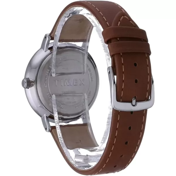 Timex Mens Southview 41mm WatchTanBlueSilverTone