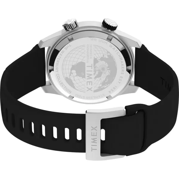 Timex Mens Waterbury Dive 41mm WatchBlackBlack