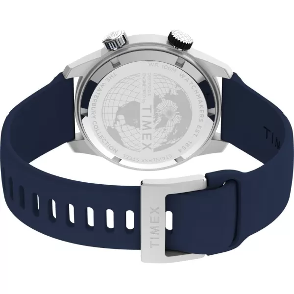 Timex Mens Waterbury Dive 41mm WatchBlueBlack