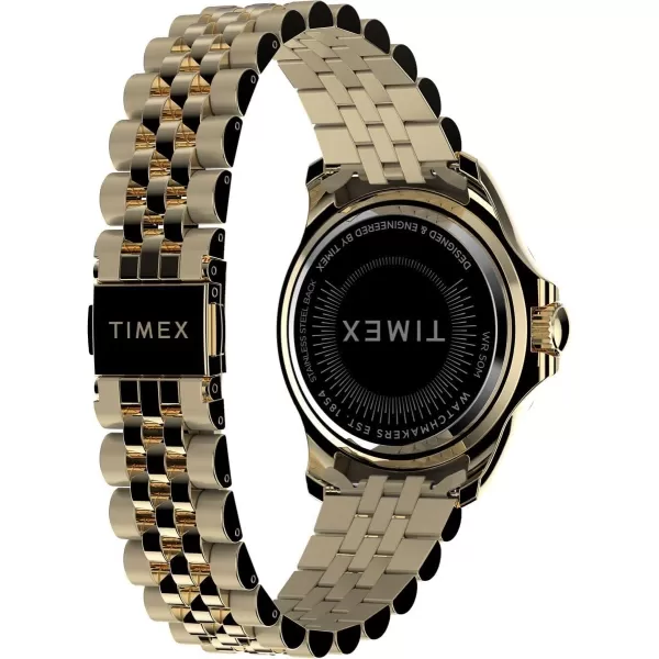 Timex Womens Kaia 38mm WatchGoldToneSilverToneGoldTone