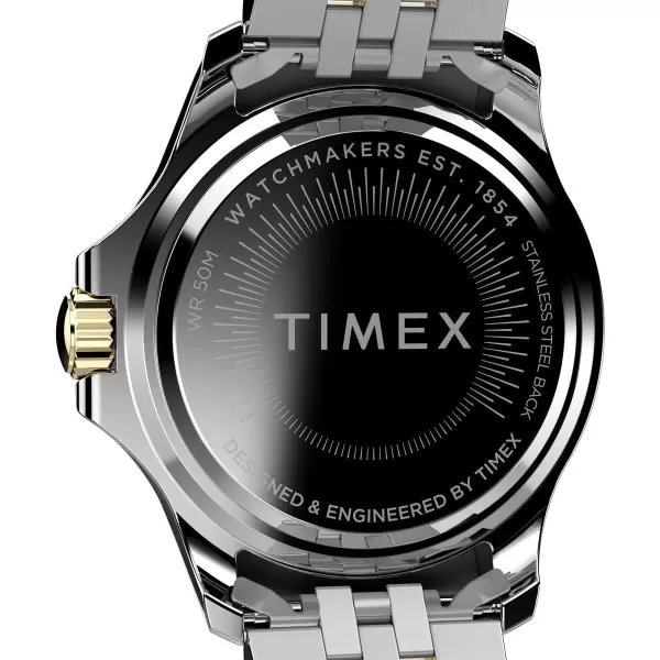 Timex Womens Kaia 38mm WatchTwoToneSilverTone