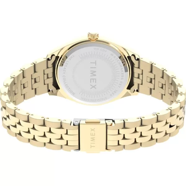Timex Womens Legacy 36mm WatchGoldToneBlack
