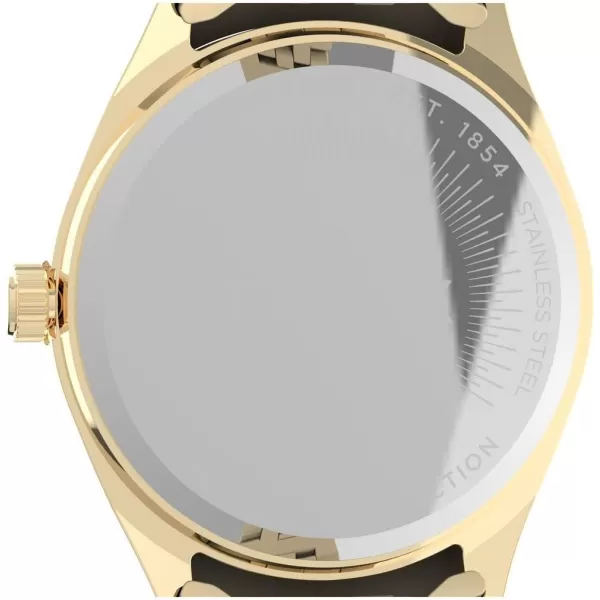 Timex Womens Legacy 36mm WatchGoldToneBlack