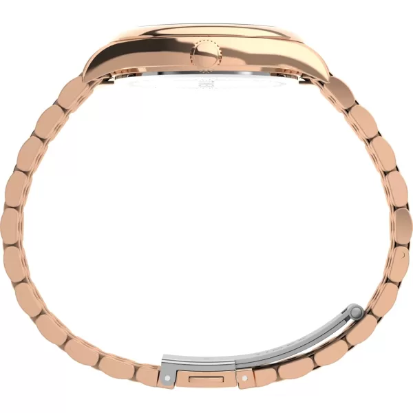 Timex Womens Legacy 36mm WatchRose GoldToneWhiteRose GoldTone