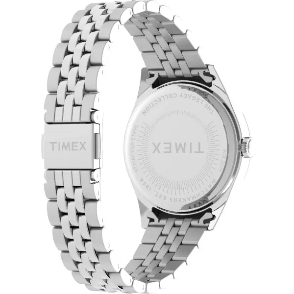 Timex Womens Legacy 36mm WatchSilverToneBlue