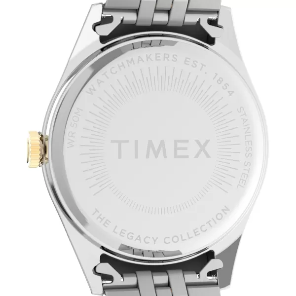 Timex Womens Legacy 36mm WatchTwoToneGreenTwoTone