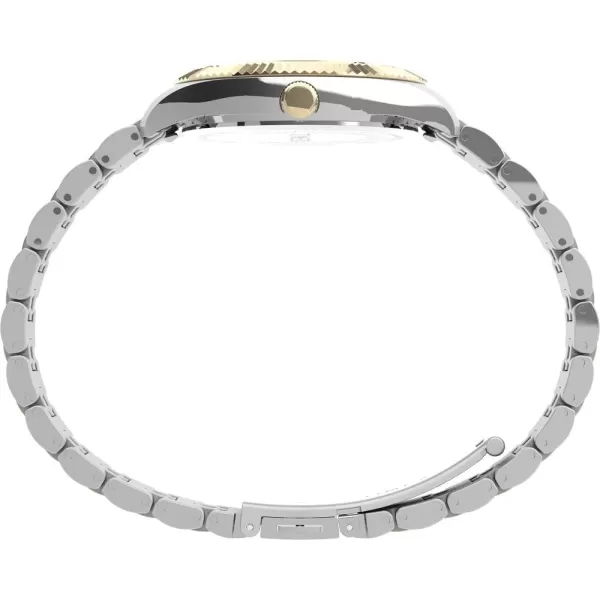 Timex Womens Legacy 36mm WatchTwoToneWhiteRainbow