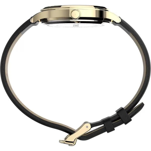 Timex Womens Peyton 36mm WatchBlackGold