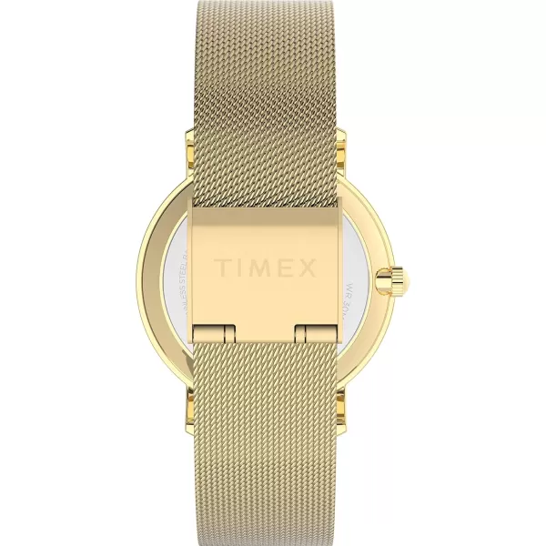 Timex Womens Transcend Celestial 34mm WatchGoldblack