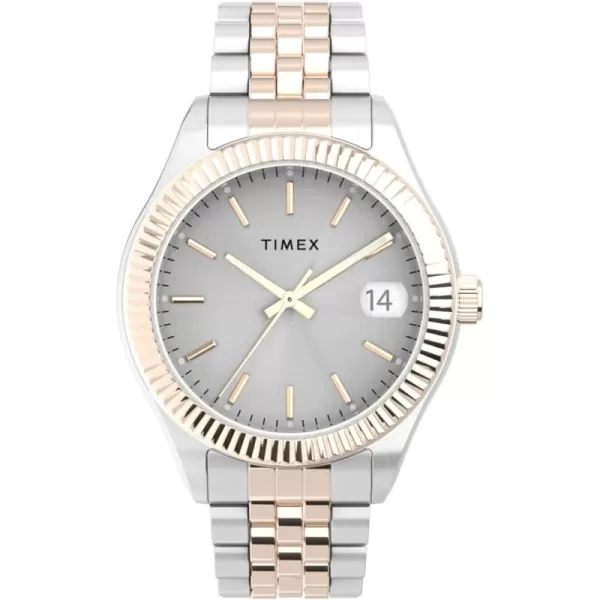 Timex 34 mm Waterbury 3Hand DateRose TwoTone