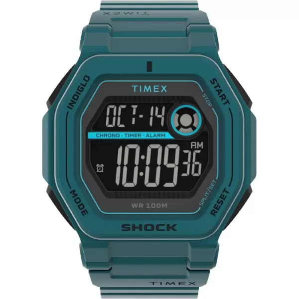 Timex Mens Command Encounter 45mm WatchBlueDigital