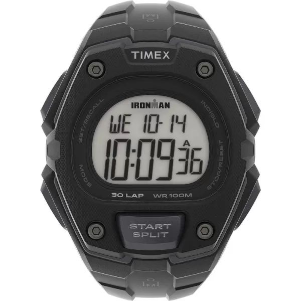 Timex Mens Ironman Classic 30 Oversized 45mm WatchBlack