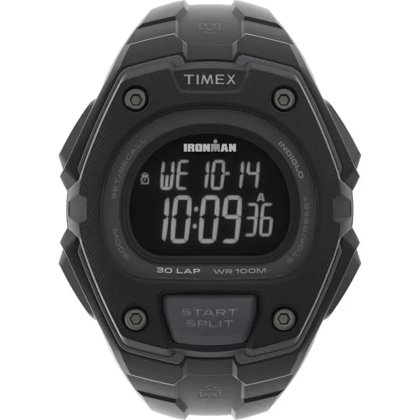 Timex Mens Ironman Classic 30 Oversized 45mm WatchBlackNegative