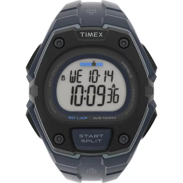 Timex Mens Ironman Classic 30 Oversized 45mm WatchBlueGray