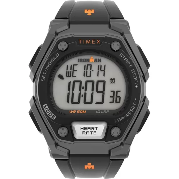 Timex Mens Ironman Classic 43mm WatchBlackOrange