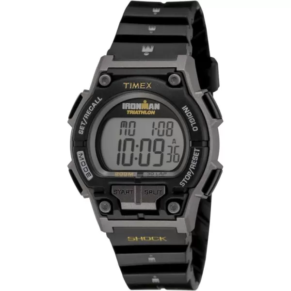 Timex Mens Ironman Endure 30 Shock 42mm WatchBlackYellow