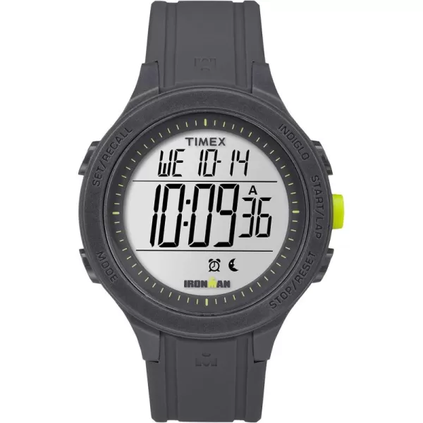 Timex Mens TW5M14500 Ironman Essential 30 BlackLime Silicone Strap Watch