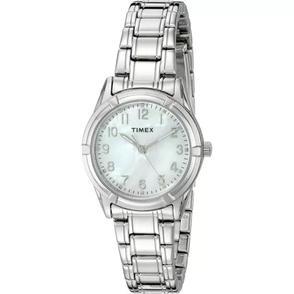 Timex Womens Easton Avenue WatchSilverToneMother of Pearl