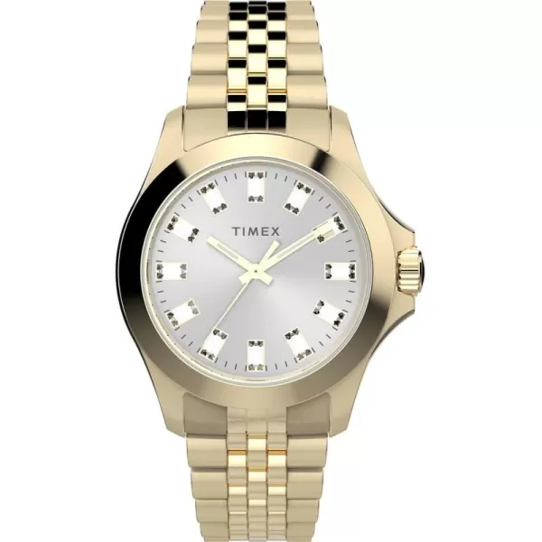 Timex Womens Kaia 38mm WatchGoldToneSilverToneGoldTone