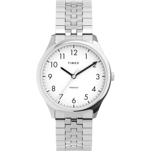 Timex Womens Modern Easy Reader 32mm WatchSilverToneWhite