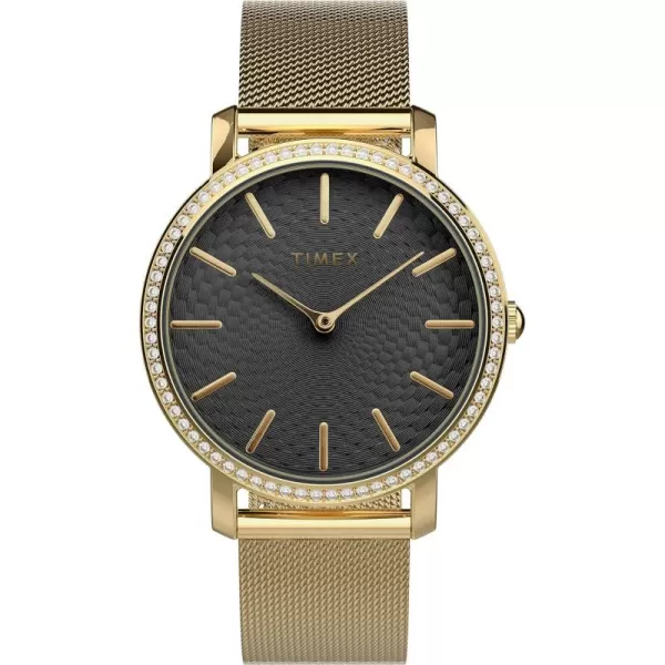 Timex Womens Transcend Celestial 34mm WatchGoldblack