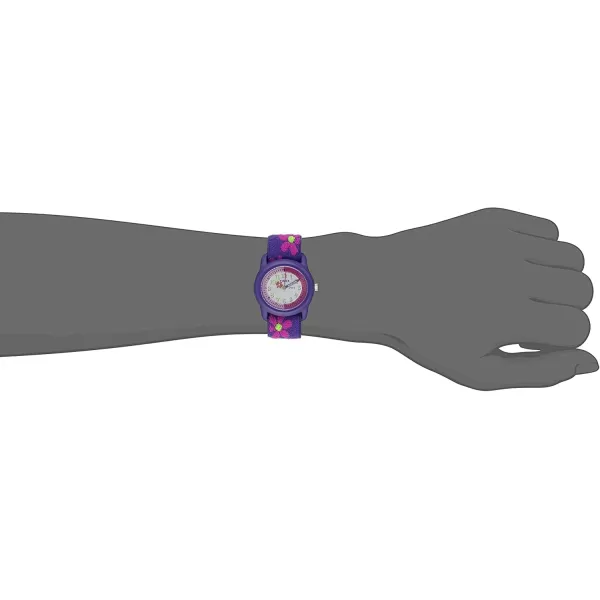 Timex Boys Time Machines Analog Elastic Fabric Strap WatchFlowers