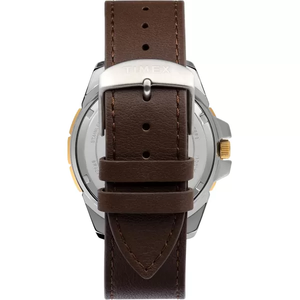 Timex Mens Dress 44mm WatchBrown