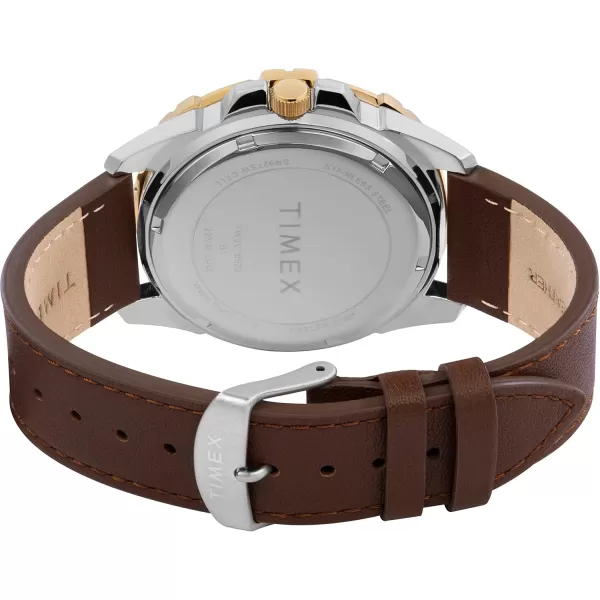 Timex Mens Dress 44mm WatchBrown