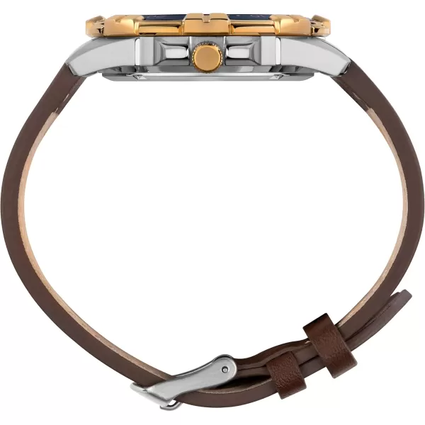 Timex Mens Dress 44mm WatchBrown