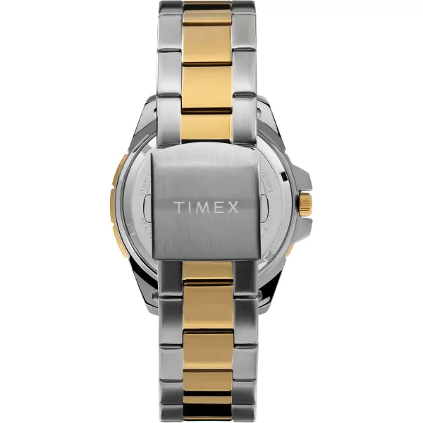 Timex Mens Dress 44mm WatchTwoTone