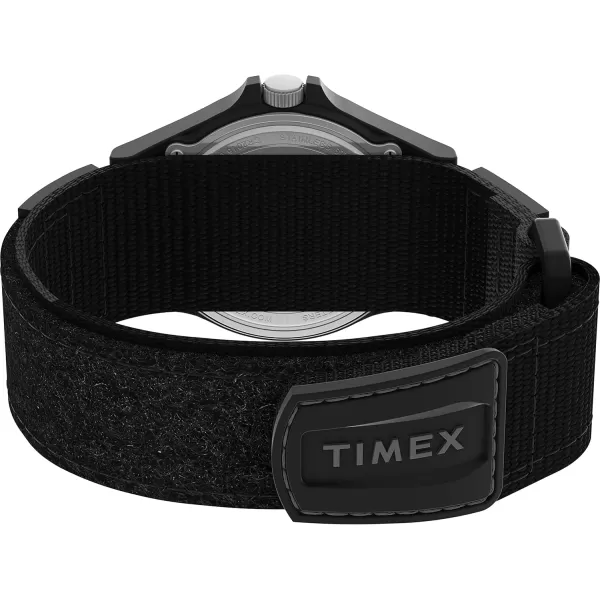 Timex Mens Expedition Acadia 40mm WatchBlackBlackBlackFastwrap