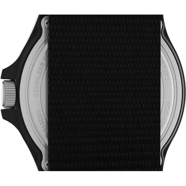 Timex Mens Expedition Acadia 40mm WatchBlackBlackBlackFastwrap