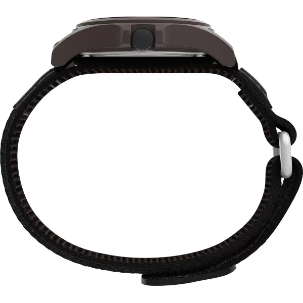 Timex Mens Expedition Acadia 40mm WatchBlackGrayBrown