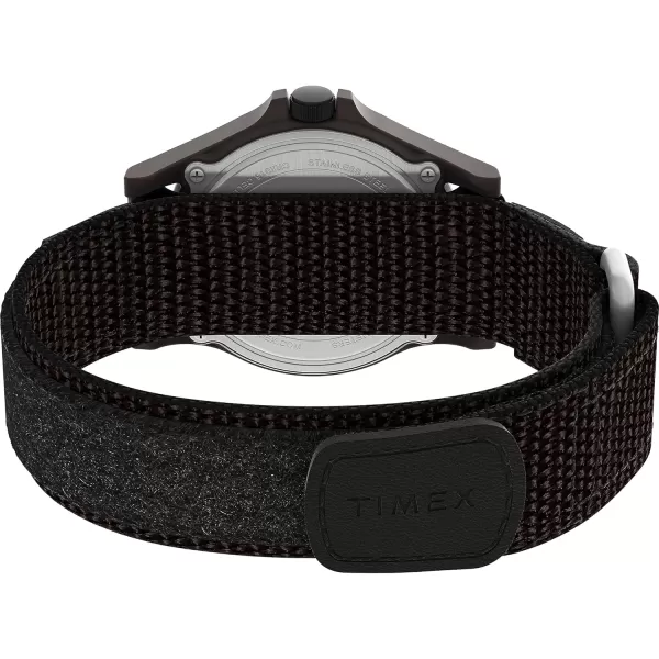 Timex Mens Expedition Acadia 40mm WatchBlackGrayBrown