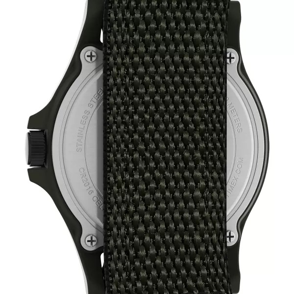 Timex Mens Expedition Acadia 40mm WatchBlackGrayGreen