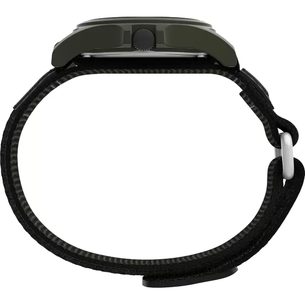 Timex Mens Expedition Acadia 40mm WatchBlackGrayGreen