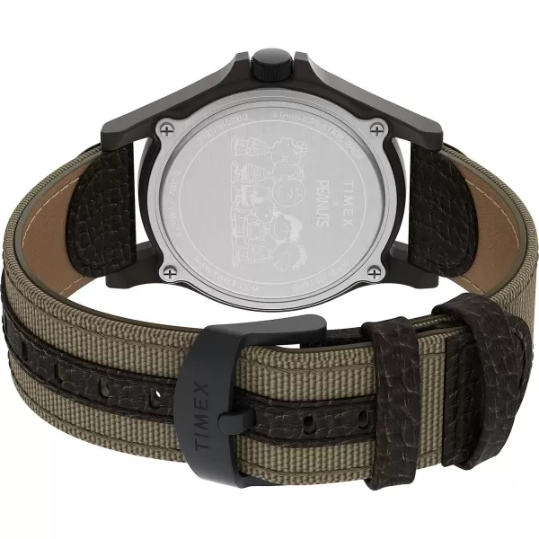 Timex Mens Expedition Acadia 40mm WatchBrownNaturalBrown